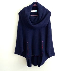 COPY - Anthropologie Sweater Poncho w/ Kangaroo Pocket
